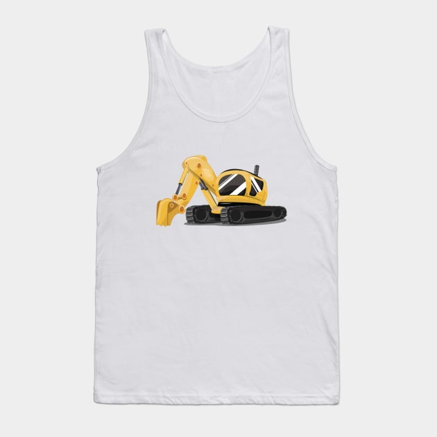 Excavator Tank Top by nickemporium1